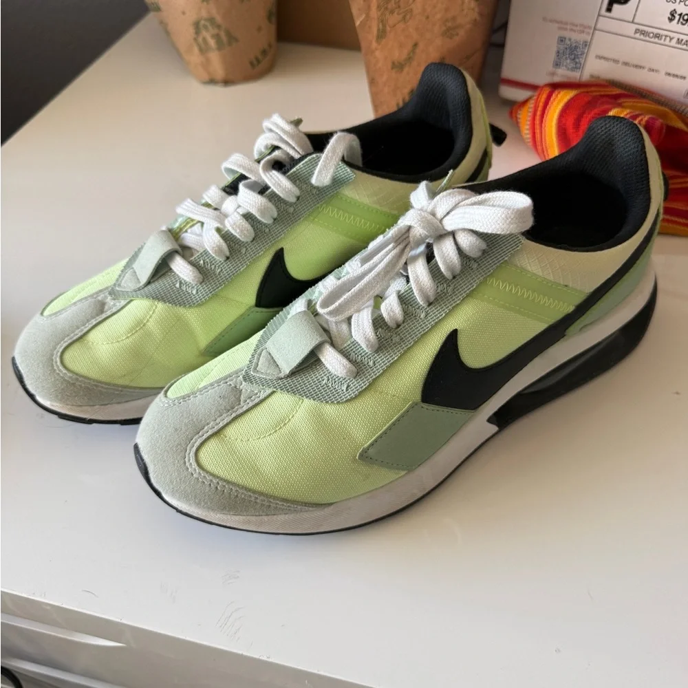 Nike Lime and Black Athletic Shoes